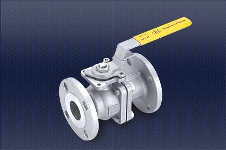 2-PC Flanged Ball Valves - KI Kingdom’s 2-PC Flanged Ball Valves Overview