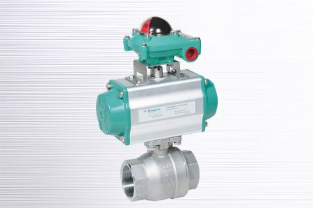 KV-L20 高平台型 - 1000 WOG,2片式不鏽鋼球閥,螺紋端,全通徑,高平台型球閥
